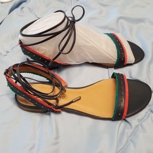 Lucky brand tie sandals